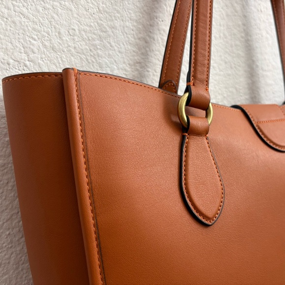 Coach Theo Tote Shoulder Bag in Canyon Calf Leather CA114 - Picture 8 of 16